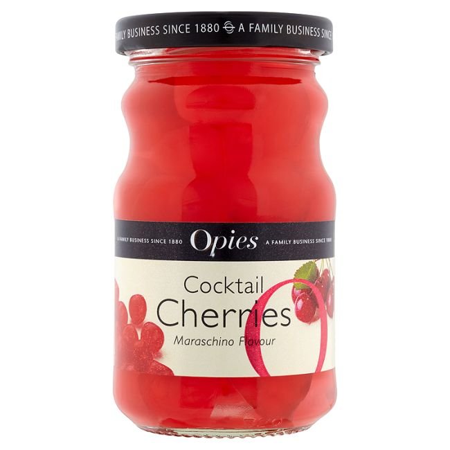 OPIES COCKTAIL CHERRIES - 225G - OPIES