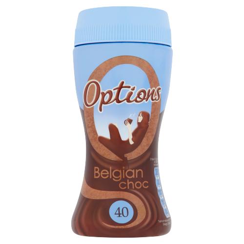 OPTIONS BELGIAN CHOC JAR - 220G - OPTIONS