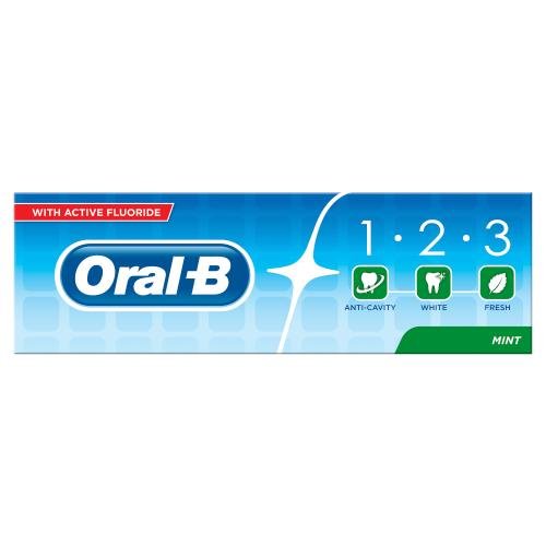 ORAL B 1 - 2 - 3 TOOTHPASTE - 75ML - ORAL B