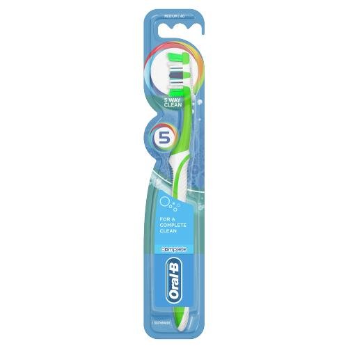 ORAL B 5 WAY CLEAN MEDIUM 40 TOOTHBRUSH - 20G - ORAL B