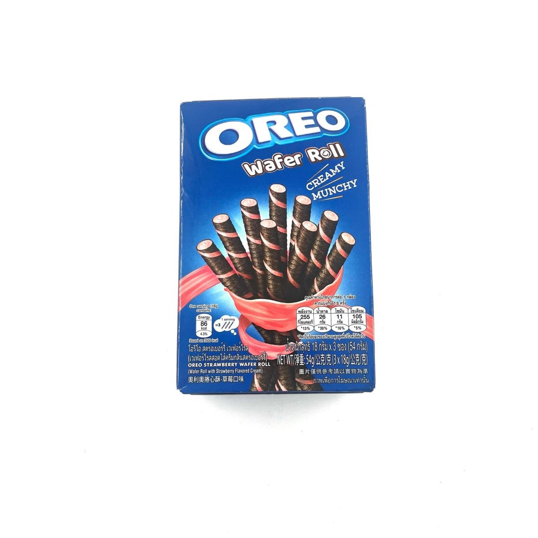 OREO WAFER ROLL STRAWBERRY CREMY MUNCHY - 54G - OREO