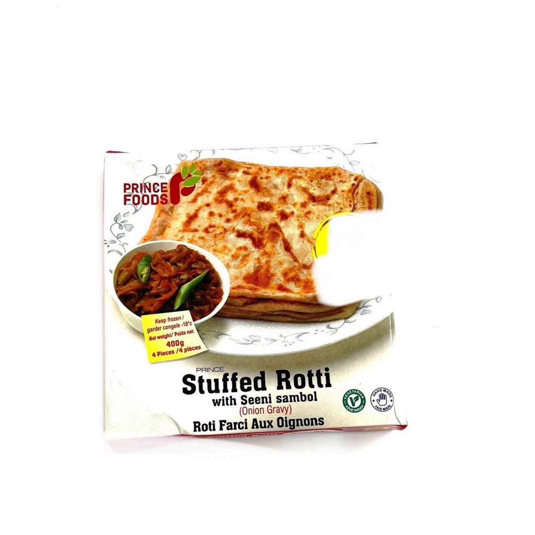Respect Rotti Prince Foods Stuffed Rotti With Seeni Sambol 400g – Alli Bhavan