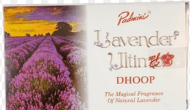 PADMINI LAVENDER ULTIMO DHOOP - 15 STICKS - Branded