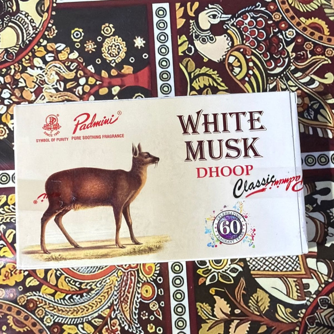 Padmini White Musk Dhoop - 15 Sticks - PADMINI