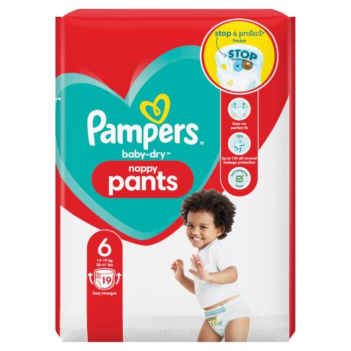 PAMPERS BABYDRY NAPPY PANTS S6 - 19PK - PAMPERS