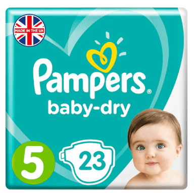 PAMPERS BABYDRY TAPED S5 CARRY - 23PK - PAMPERS