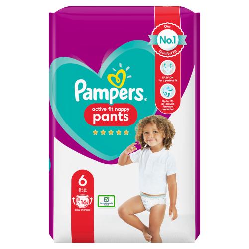 PAMPERS PREMIUM S6 CARRY PACK - 16PK - PAMPERS