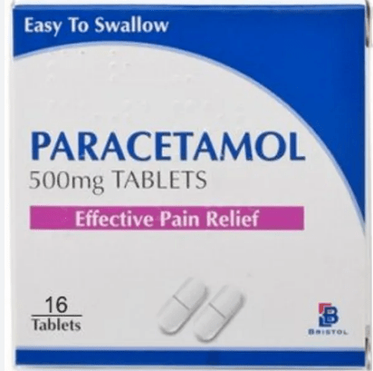 PARACETAMOL TABLETS 500MG - 16 TABLETS - PARACETAMOL