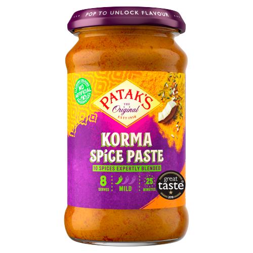 PATAK'S KORMA CURRY PASTE JAR - 283G - PATAK'S