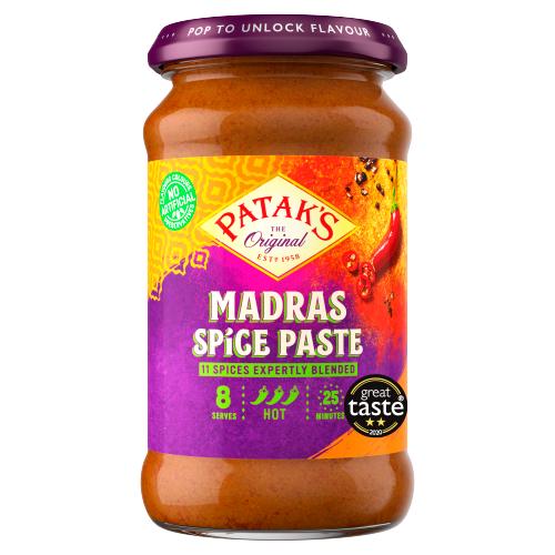 PATAK'S MADRAS CURRY PASTE JAR - 283G - PATAK'S