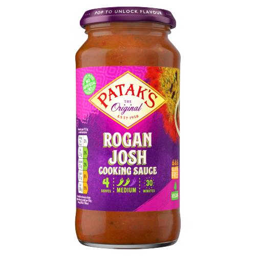 PATAK'S ROGAN JOSH CURRY SAUCE - 450G - PATAK'S