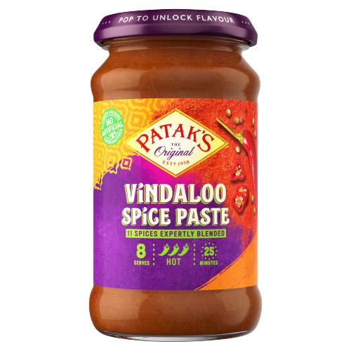 PATAK'S VINDALOO SPICE PASTE - 283G - PATAK'S