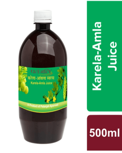 PATANJALI KARELA AMLA JUICE - 500ML - PATANJALI