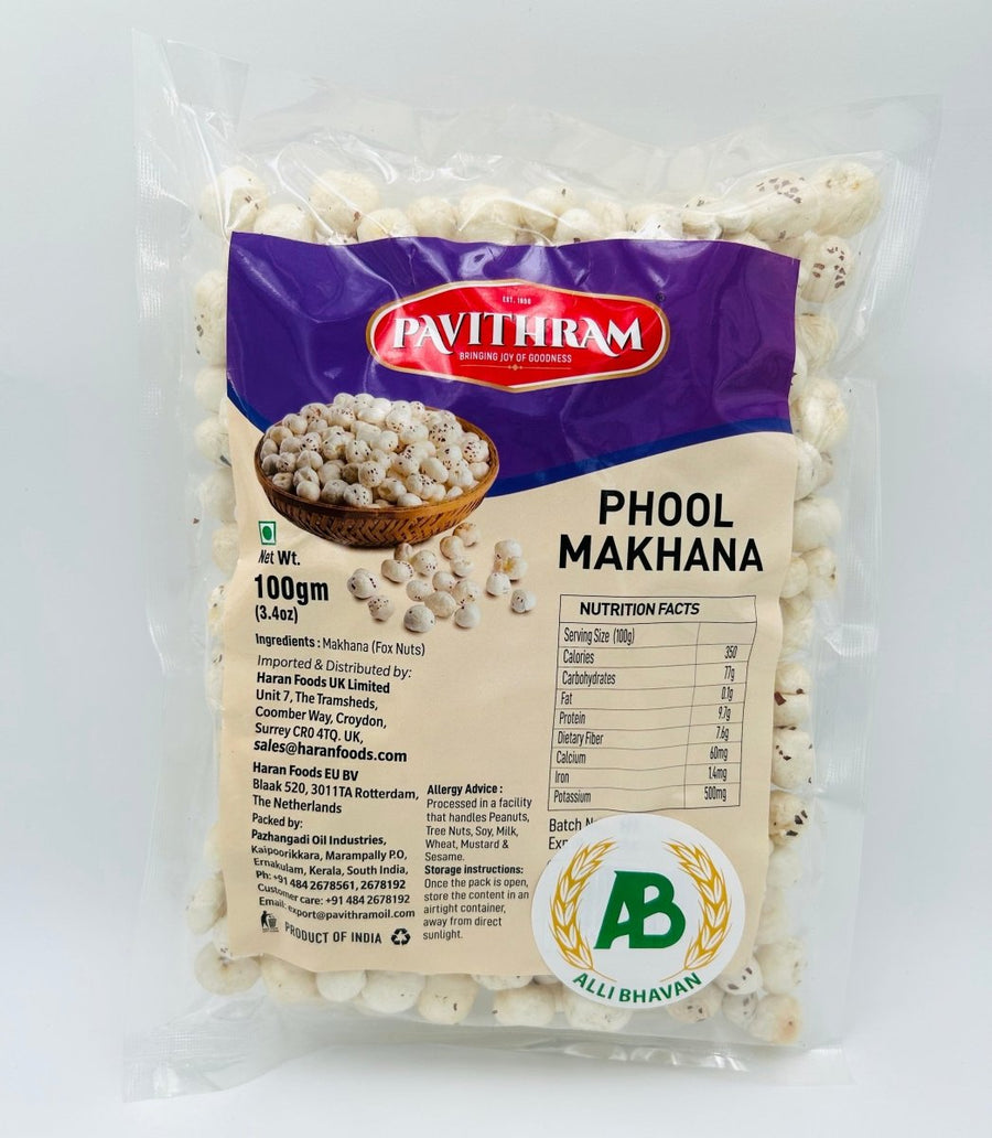 PAVITHRAM PHOOL MAKHANA - 100G - PAVITHRAM