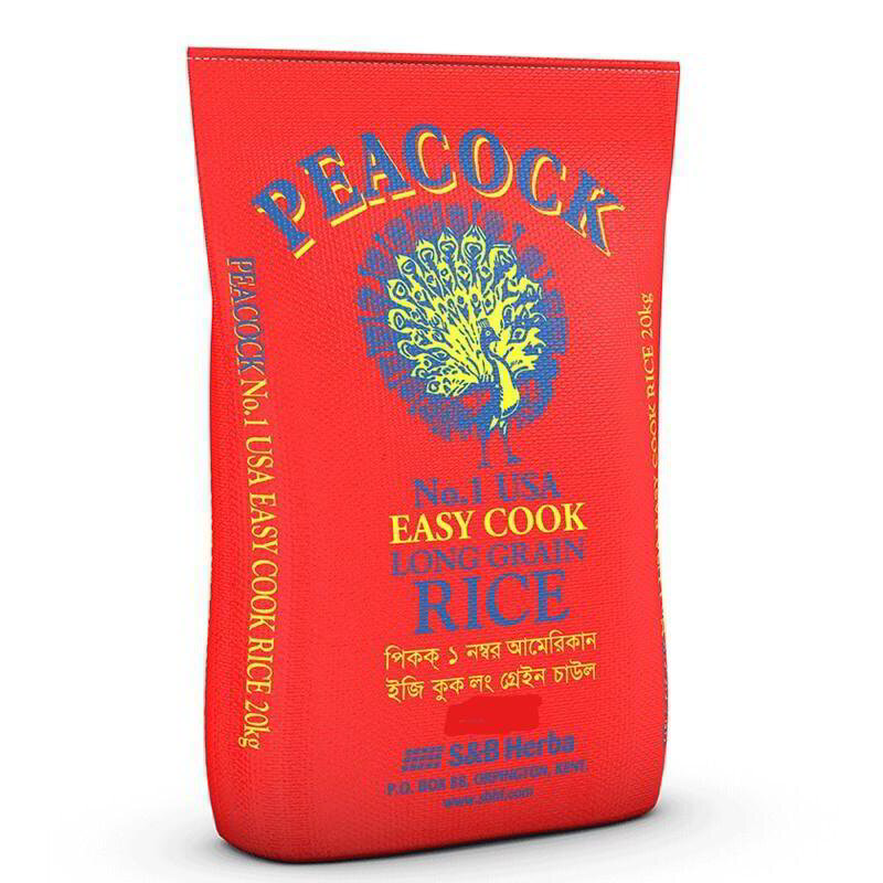 PEACOCK EASY COOK RICE - 5KG - PEACOCK