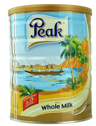 PEAK DRY WHOLE MILK - 900G - PEAK