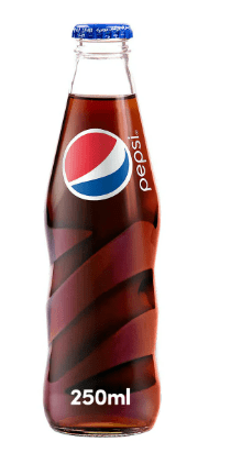 PEPSI GLASS BOTTLE - 250ML - Branded