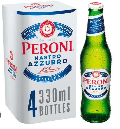 PERONI NASTRO AZZURO 4PK - 330ML - PERONI