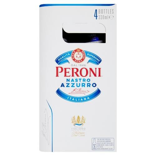 PERONI NASTRO AZZURRO 4PK - 330ML - PERONI