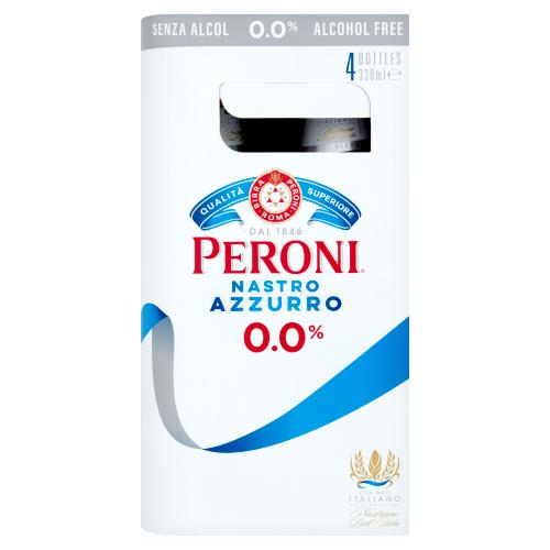 PERONI NASTRO AZZURRO ALCOHOL FREE - 330ML - PERONI NASTRO