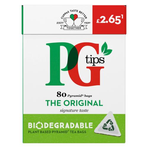 PG TIPS TEABAGS(232G) - 80S - PG TIPS