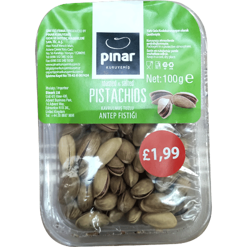 PINAR PISTACHIOS - 100G - PINAR