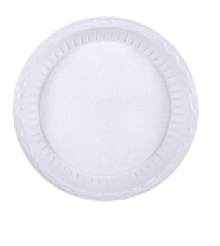 PLASTIC PLATES 10'' - 25S - Branded