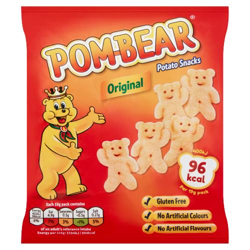 POM BEAR READY SALTED - 19G - POM BEAR