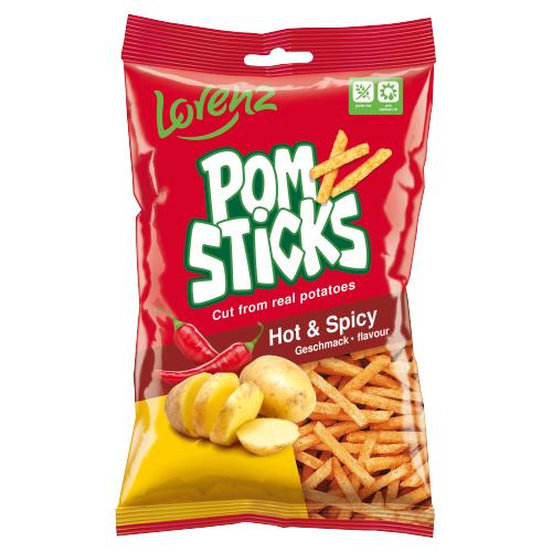 POMSTICKS HOT SPICY 85G - Branded