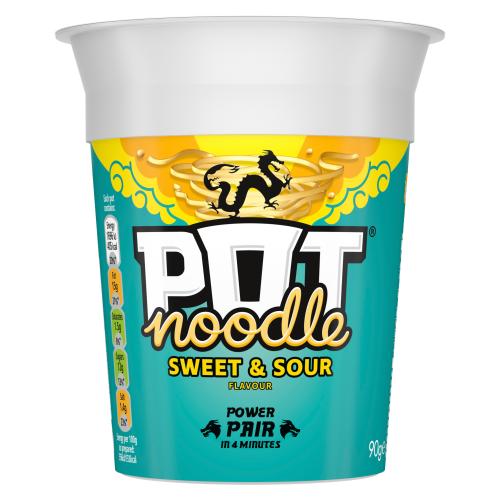 POT NOODLE SWEET & SOUR - 90G - POT NOODLE