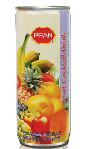 PRAN FRUIT COCKTAIL DRINK - 250ML - PRAN