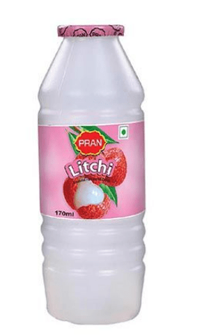 PRAN LITCHI FRUIT DRINK - 170ML - PRAN