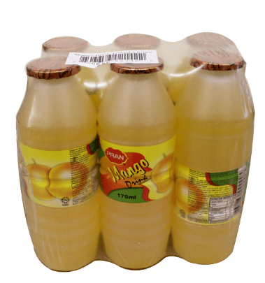 PRAN MANGO DRINK - 170ML x 6PCS - PRAN