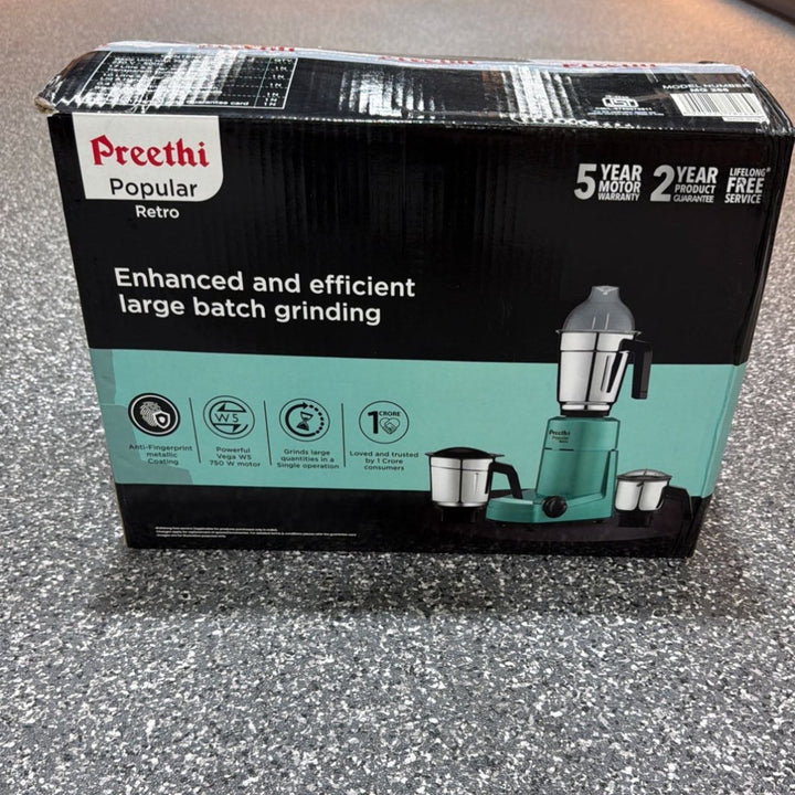 Preethi Popular Retro Mixer Grinder - 750watt - PREETHI