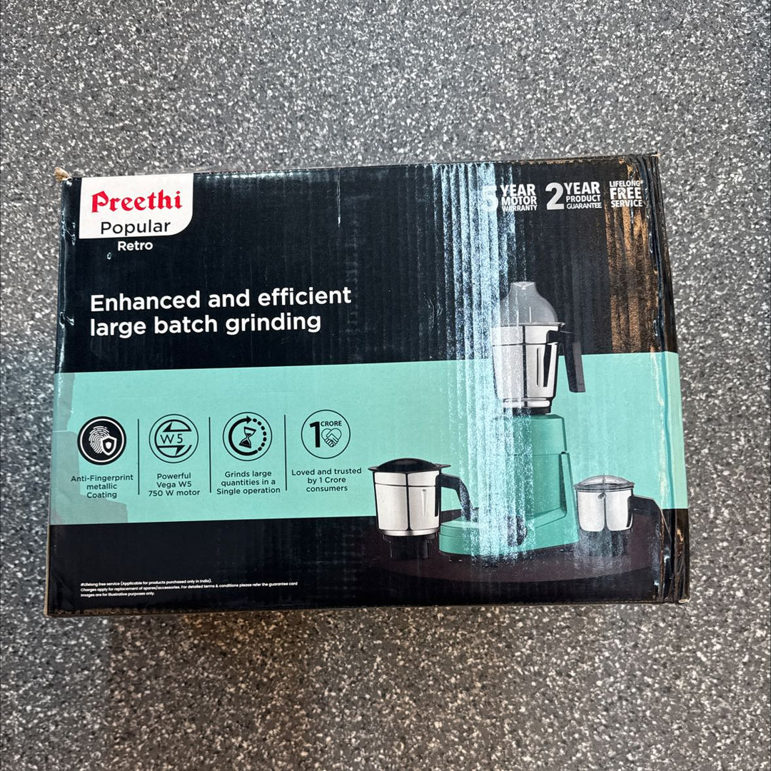 Preethi Popular Retro Mixer Grinder - 750watt - PREETHI