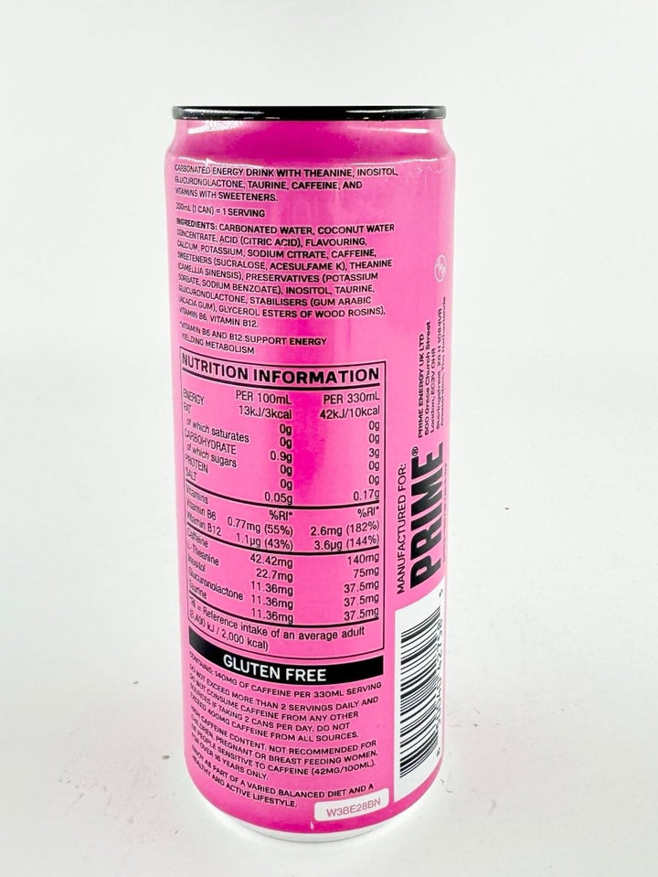 PRIME ENERGY DRINK STRAWBERRY WATERMELON FLAVOUR - 330ML - PRIME