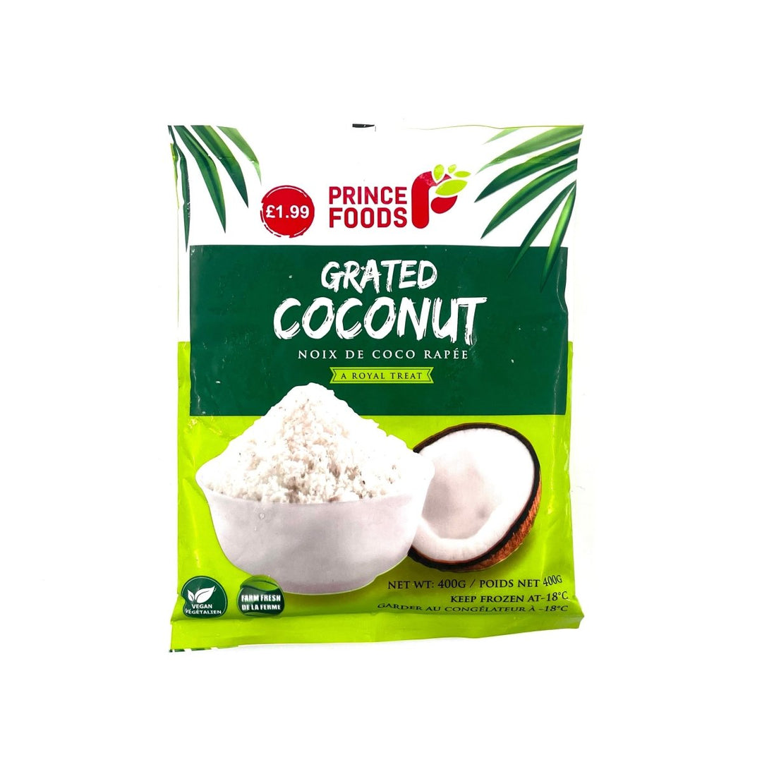 PRINCE FOOD GRATED COCONUT - 400G - PRINCE FOODS