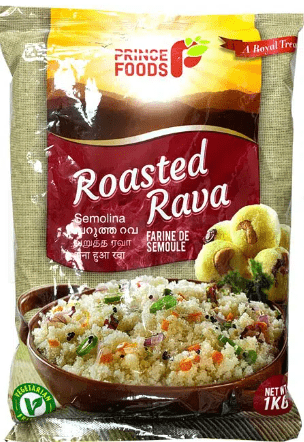 PRINCE FOOD ROASTED RAVA - 1KG - PRINCE FOODS