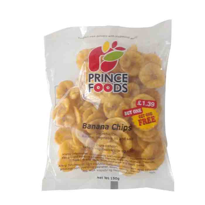 PRINCE FOODS BANNA CHIPS 150G - Branded