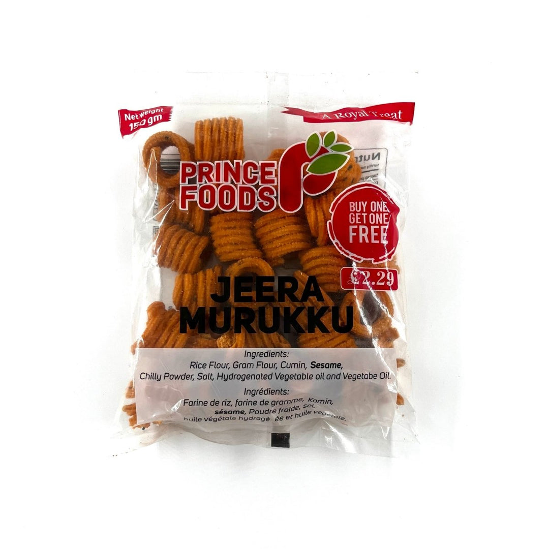 PRINCE FOODS JEERA MURUKKU - 150G - PRINCE FOODS