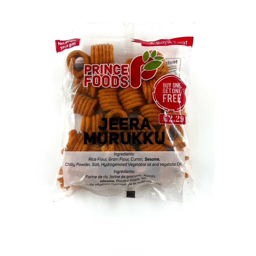 PRINCE FOODS JEERA MURUKKU - 150G - PRINCE FOODS