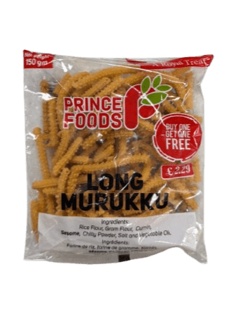 Prince Foods Long Murukku - 150g - PRINCE FOODS