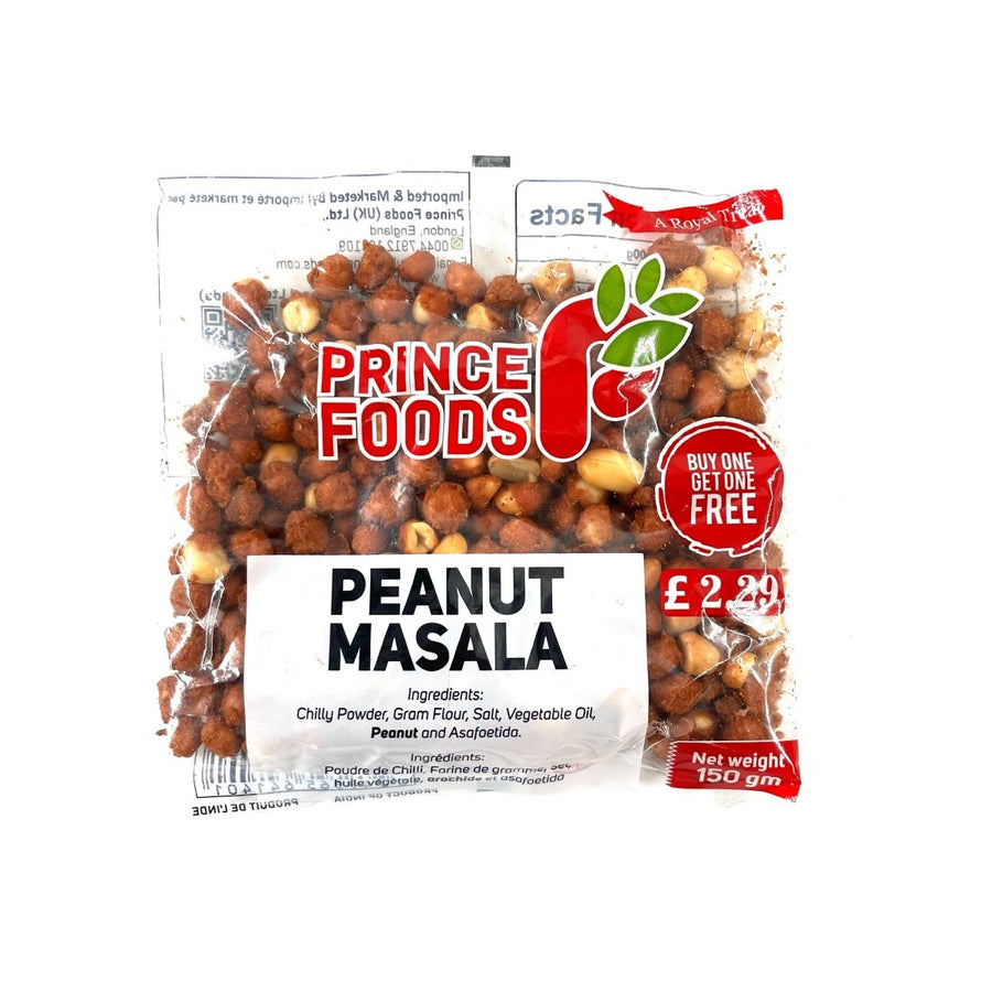 PRINCE FOODS PEANUT MASALA - 150G - PRINCE FOODS