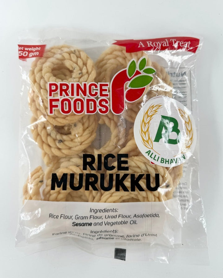 PRINCE FOODS RICE MURUKKU - 150G - PRINCE FOODS