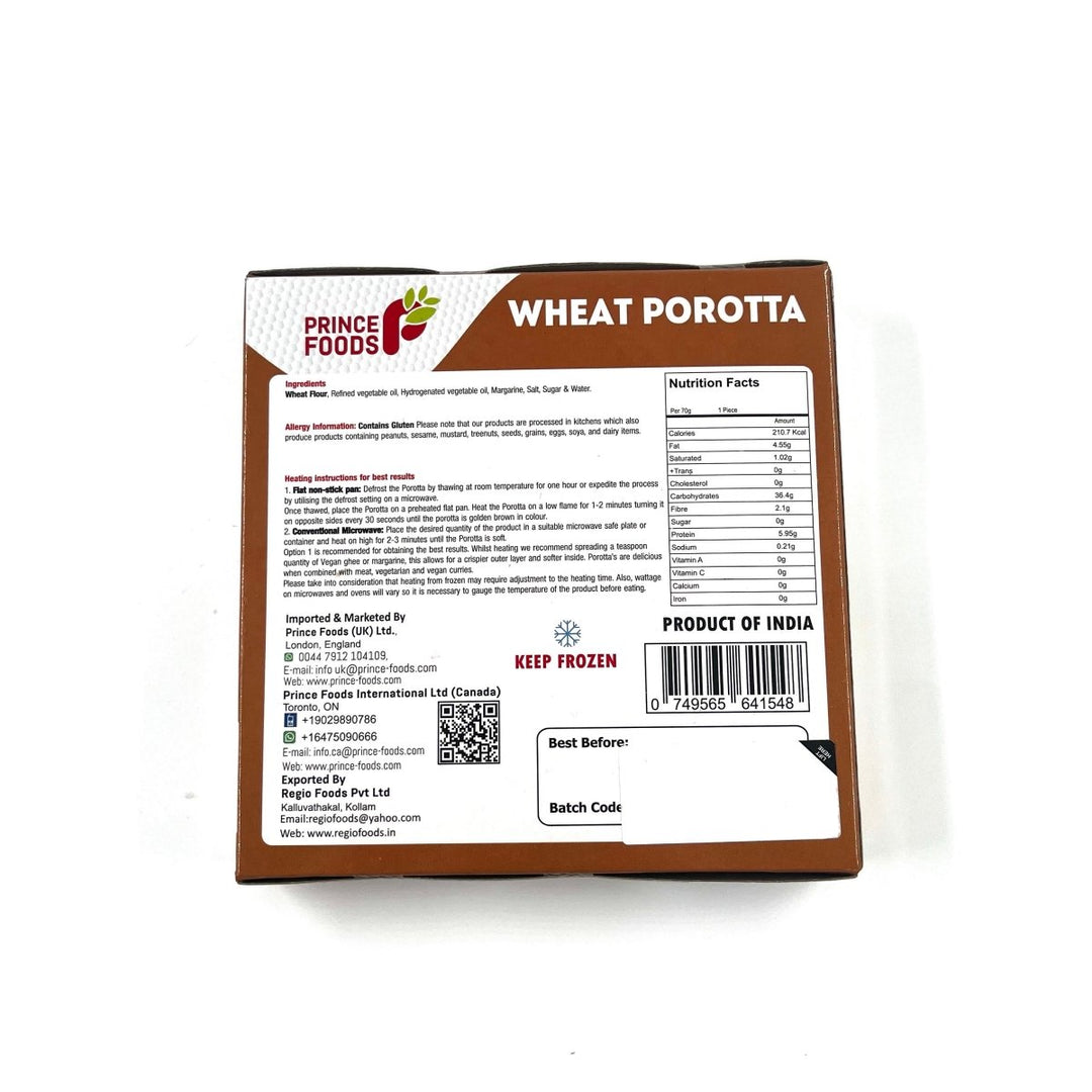 PRINCE FOODS WHEAT POROTTA - 350G - PRINCE FOODS