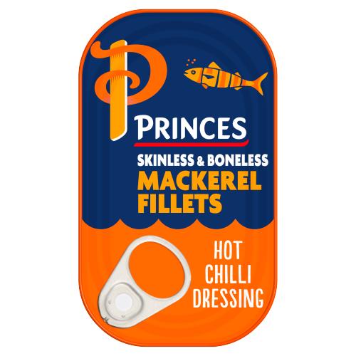 PRINCES MACKEREL IN HOT CHILLI - 125G - PRINCES