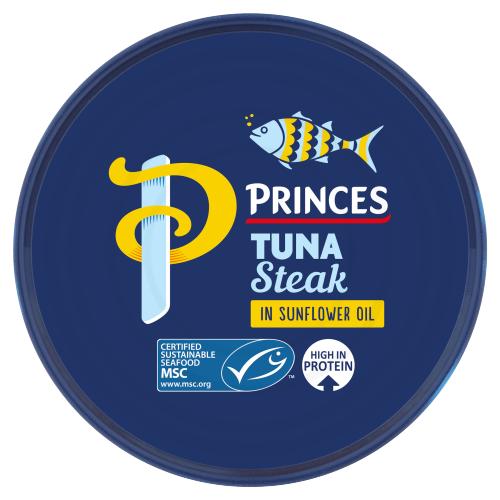 PRINCES TUNA STEAK IN SUNFLOWER OIL - 160G - PRINCESS