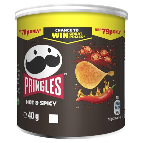 PRINGLES HOT & SPICY - 40G - PRINGLES