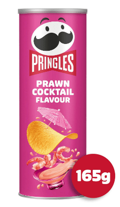 PRINGLES PRAWN COCKTAIL - 165G - PRINGLES