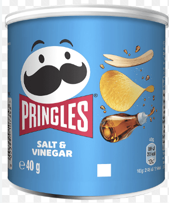 PRINGLES SALT & VINEGAR - 40G - PRINGLES